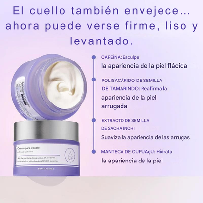 Crema Lifting Neck | Rejuvenece tu Cuello y Escote. Lleva 1 de regalo!