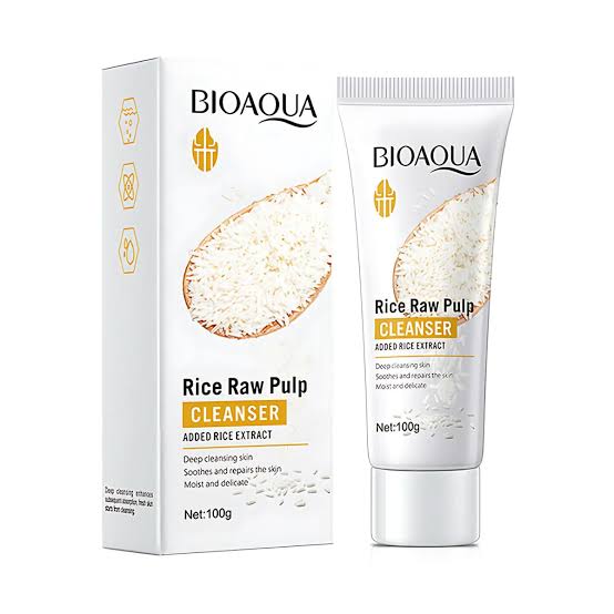 ✨ Prepara tu piel para un dermaplaning perfecto | Limpiador facial de arroz Bioaqua