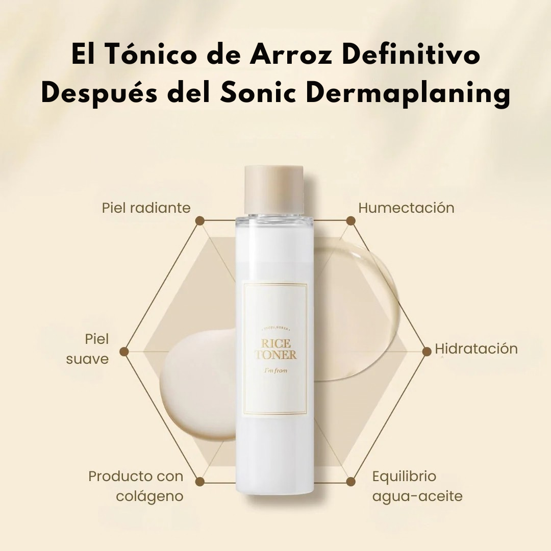 ✨ Calma e hidrata tu piel después del dermaplaning con el arroz coreano | Rice Toner