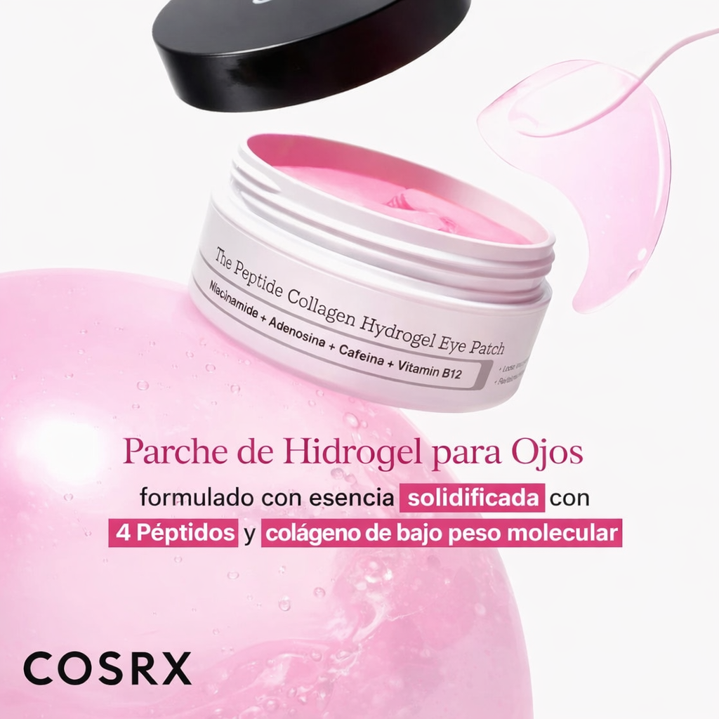 COSRX 60 Parches de Hidrogel| Bolsas y ojeras visiblemente reducidas desde el primer uso!