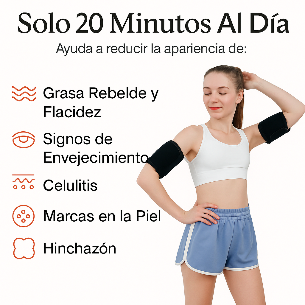 Banda Infra Roja Para Brazos. Tus brazos delgados y firmes!