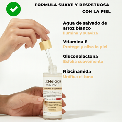 Exfoliante Coreano Peel Shot Dr Melaxin| Piel limpia e hidratada