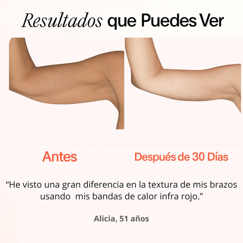 Banda Infra Roja Para Brazos. Tus brazos delgados y firmes!