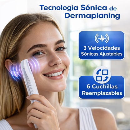 Sonic Dermaplaning | Elimina el vello facial y exfolia con un mismo producto!