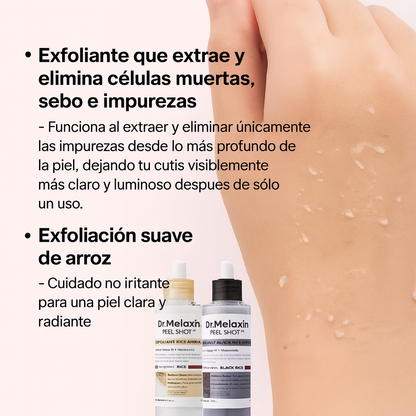 Exfoliante Coreano Peel Shot Dr Melaxin| Piel limpia e hidratada