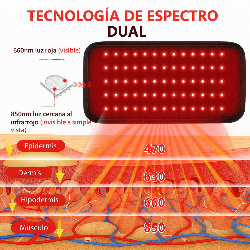Banda Infra Roja Para Brazos. Tus brazos delgados y firmes!